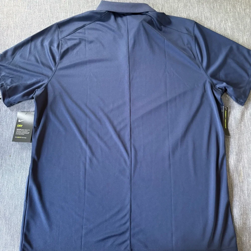 Nike Blue Polo Shirt Classic Design - Navy - Brand new w/tags - Picture 5 of 5
